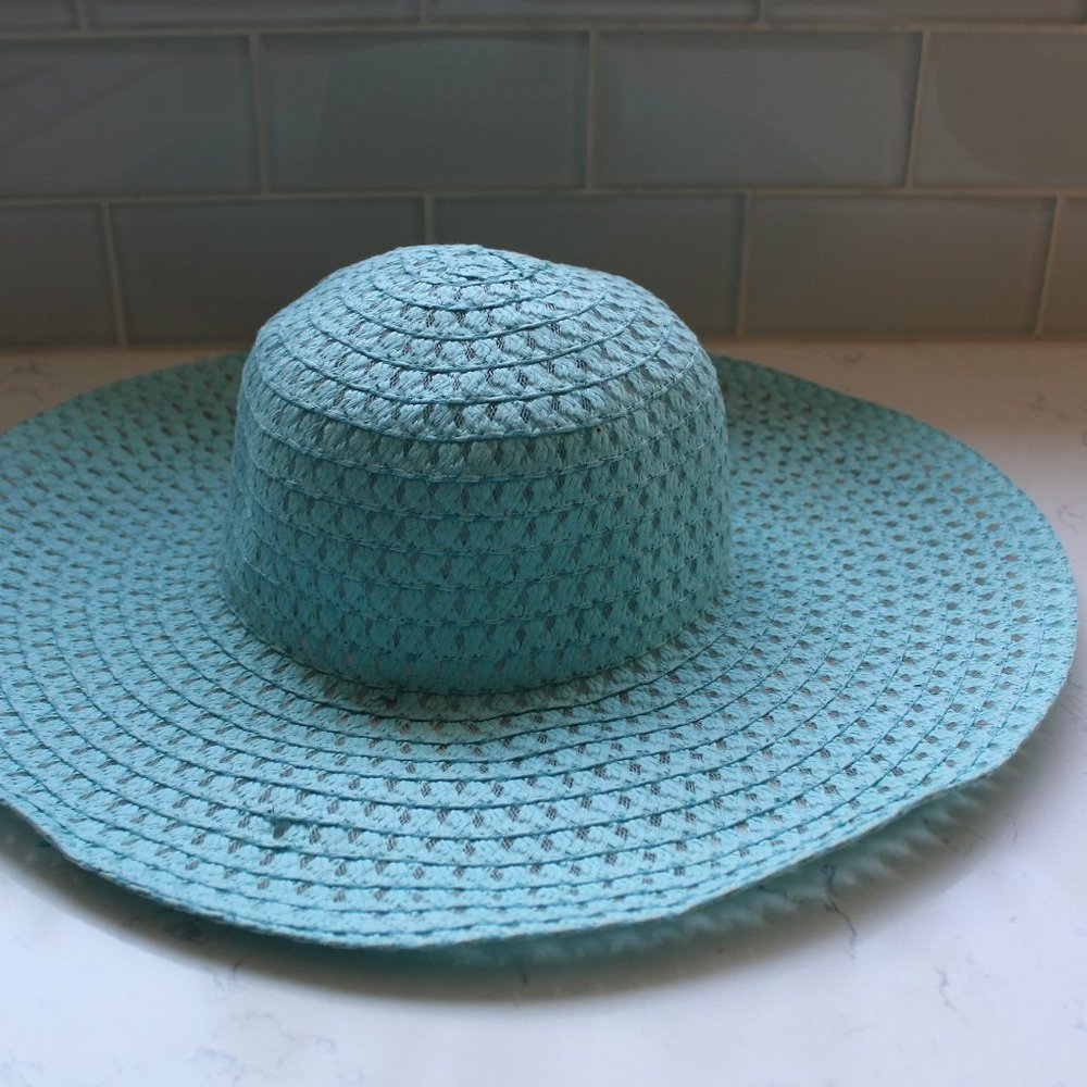 Teal sunhat